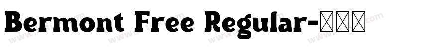 Bermont Free Regular字体转换
